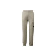 Verhoogde Fleece Cargo Sweatpants C.p. Company , Gray , Heren