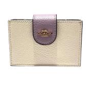 Pre-owned Leather wallets Coach Pre-owned , Beige , Dames