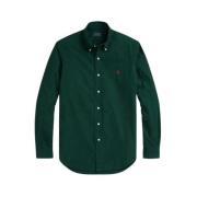 Lisa Oxford Custom Fit Overhemd Polo Ralph Lauren , Green , Heren