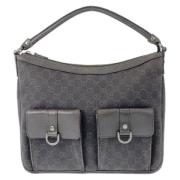 Pre-owned Canvas handbags Gucci Vintage , Brown , Dames