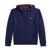 Donkerblauwe hoodie Ralph Lauren , Blue , Heren