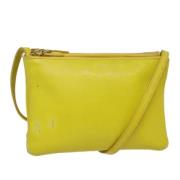 Pre-owned Leather celine-bags Celine Vintage , Yellow , Dames