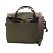 Groene Stoere Originele Aktetas Tassen Filson , Green , Heren