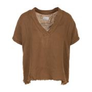 Bruine Shirt voor Mannen 40Weft , Brown , Dames