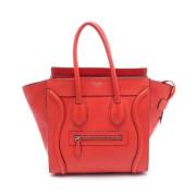 Pre-owned Leather celine-bags Celine Vintage , Red , Dames