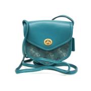 Pre-owned Leather shoulder-bags Coach Pre-owned , Blue , Dames