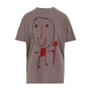 Beth Print Oversized T-Shirt Vivienne Westwood , Brown , Dames