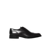 Zwarte leren Oxford schoenen Tod's , Black , Heren