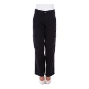 Zwarte broek met logo Dickies , Black , Dames