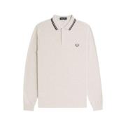 Poloshirt met streepdetail Fred Perry , Gray , Heren