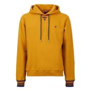 Unisex kleding geverfde gele katoenen hoodie Gallo , Yellow , Unisex