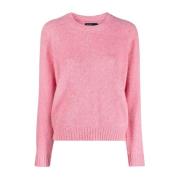 Katoenen Slim Fit Trui Ralph Lauren , Pink , Dames