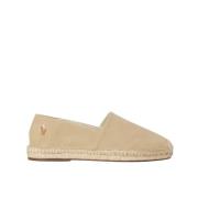 Beige suède espadrilles Ralph Lauren , Beige , Heren