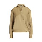 Blouse Ralph Lauren , Beige , Dames