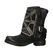 Studded Enkellaarzen A.s.98 , Black , Dames