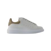 Leather sneakers Alexander McQueen , White , Dames