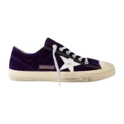 Paarse sneakers met witte ster Golden Goose , Purple , Heren