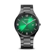 Herenhorloge Titanium 40 mm saffierglas Titanium Slim Design 10 ATM Ar...