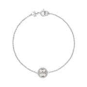 Monogram Pavé Armband Tory Burch , Gray , Dames