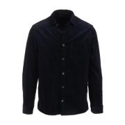 Blauw Velvet Overshirt Paul & Shark , Blue , Heren