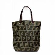 Pre-owned Canvas handbags Fendi Vintage , Brown , Dames