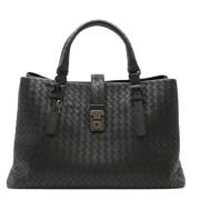 Pre-owned Leather handbags Bottega Veneta Vintage , Black , Dames