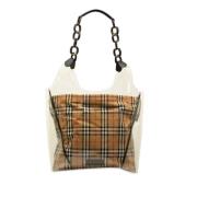 Pre-owned Canvas shoulder-bags Burberry Vintage , Brown , Dames