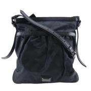 Pre-owned Canvas shoulder-bags Burberry Vintage , Black , Unisex