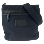 Pre-owned Canvas shoulder-bags Burberry Vintage , Black , Heren