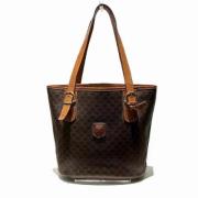 Pre-owned Canvas shoulder-bags Celine Vintage , Brown , Dames