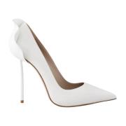 Witte Petalo pumps met bloemendecoratie Le Silla , White , Dames