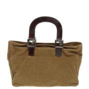 Pre-owned Canvas fendi-bags Fendi Vintage , Brown , Dames