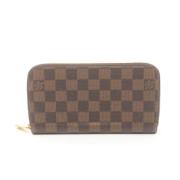 Pre-owned Canvas wallets Louis Vuitton Vintage , Brown , Dames