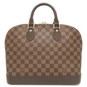 Pre-owned Canvas handbags Louis Vuitton Vintage , Brown , Dames