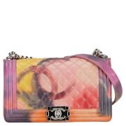 Pre-owned Leather crossbody-bags Chanel Vintage , Multicolor , Dames