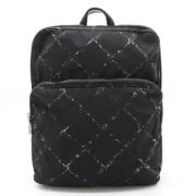 Pre-owned Canvas backpacks Chanel Vintage , Black , Dames