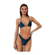 Blauwe Driehoek Bikini Set Reina Olga , Blue , Dames