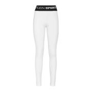 Witte Push-Up Leggings Plein Sport , White , Dames