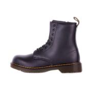 Ritssluiting leren laarzen met logo Dr. Martens , Black , Unisex