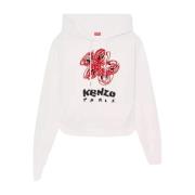 Boke Flower hoodie in gebroken wit Kenzo , White , Dames