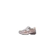 Beige Sneakers met Suède Details New Balance , Multicolor , Heren