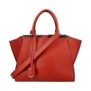 Pre-owned Leather fendi-bags Fendi Vintage , Red , Dames