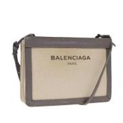 Pre-owned Canvas balenciaga-bags Balenciaga Vintage , Beige , Dames