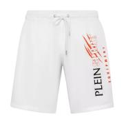 Witte Zwembroek Scratch Model Plein Sport , White , Heren