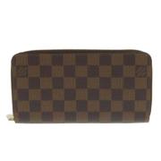 Pre-owned Canvas wallets Louis Vuitton Vintage , Brown , Dames