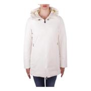 Beige Hoodie met Rits Suns , Beige , Dames