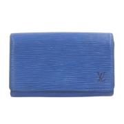 Pre-owned Canvas wallets Louis Vuitton Vintage , Blue , Dames