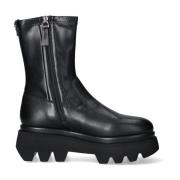 Leren enkellaars met synthetische zool Alberto Guardiani , Black , Dam...