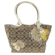 Pre-owned Canvas handbags Coach Pre-owned , Beige , Dames