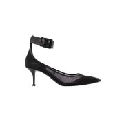 Leather heels Alexander McQueen , Black , Dames